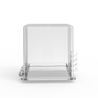 Superized transparente quadrado transparente Plástico E-Stop Botão Bloqueio de botão elétrico Botão de proteção de proteção
